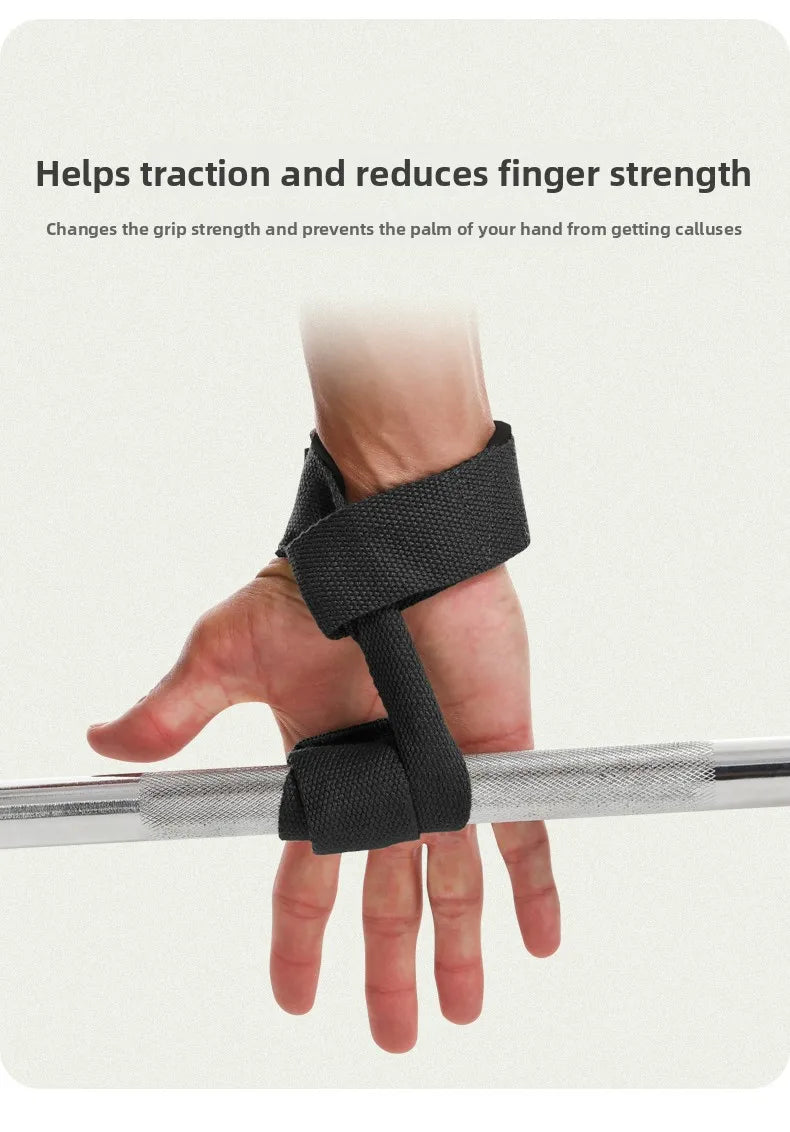 Weightlifting Straps Dropshipping 1 Pair Lifting Wrist Anti-Slip Silicone Strength Training Strap Hand Grips Wrist Support