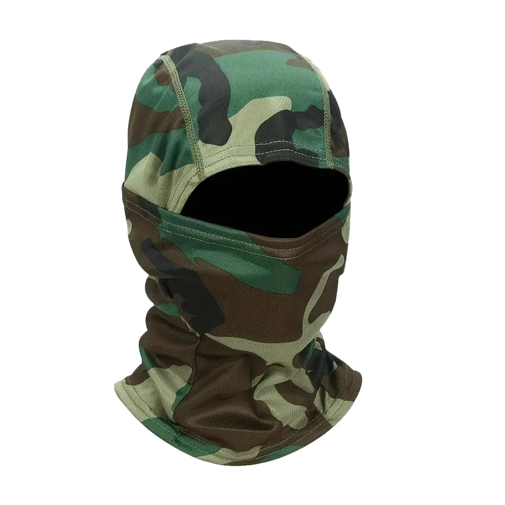 Unisex Sunscreen Breathable Camouflage Balaclava Mask Outdoor Sports Running Hiking Fishing Skiing Cycling Full Face Mask