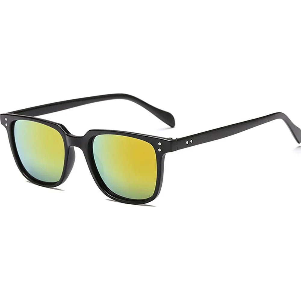 선글라스 Leopard Dark Green Square Sunglasses Man Shades Male Sun Glasses Очки Brand Designer Travel Vintage Oculos De Sol