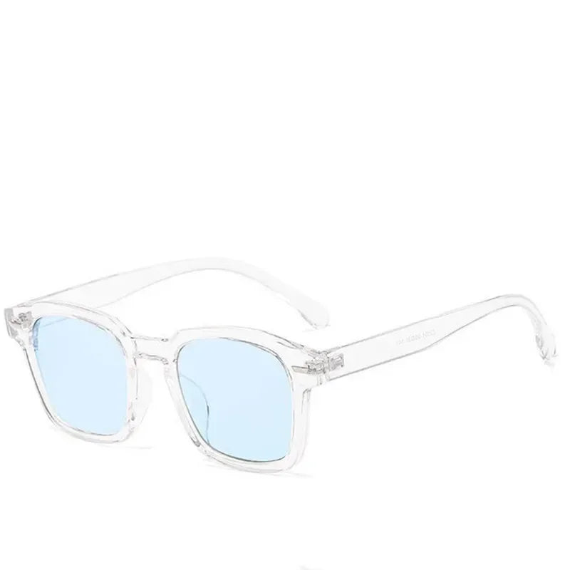 2024 Trendy Summer Fashion Goggles Retro Korean Cat Eye Women Square Sunglasses Ocean Film Ladies Outdoor UV400 Sunglasses