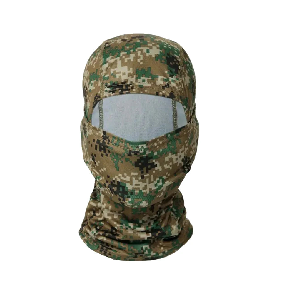 Unisex Sunscreen Breathable Camouflage Balaclava Mask Outdoor Sports Running Hiking Fishing Skiing Cycling Full Face Mask