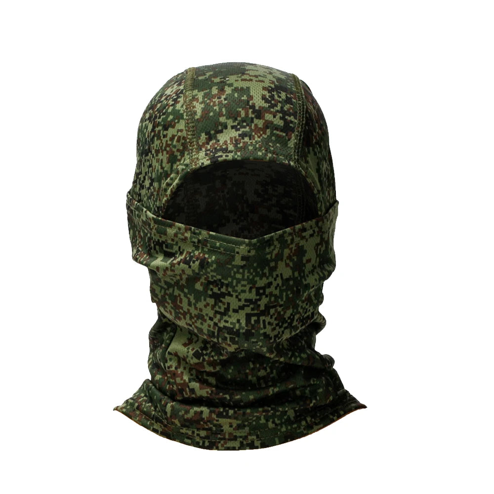 Unisex Sunscreen Breathable Camouflage Balaclava Mask Outdoor Sports Running Hiking Fishing Skiing Cycling Full Face Mask