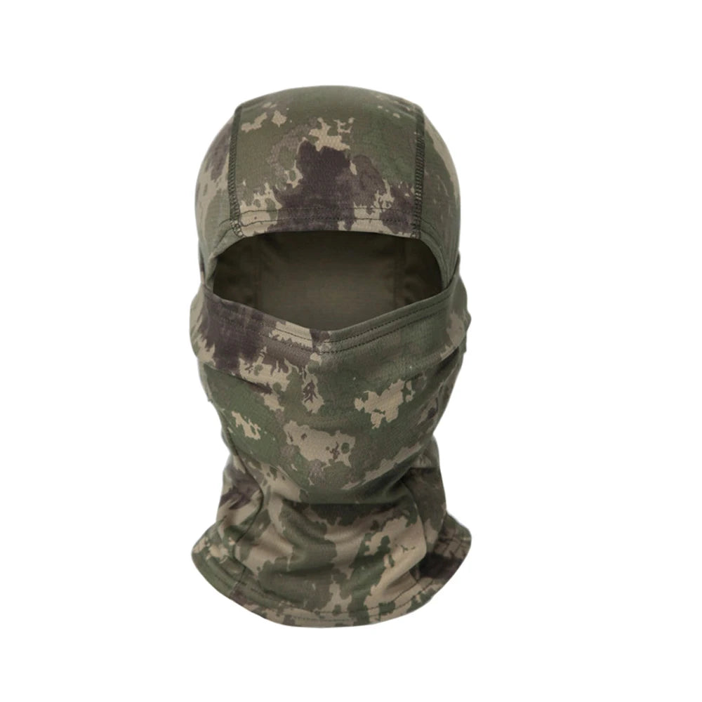 Unisex Sunscreen Breathable Camouflage Balaclava Mask Outdoor Sports Running Hiking Fishing Skiing Cycling Full Face Mask