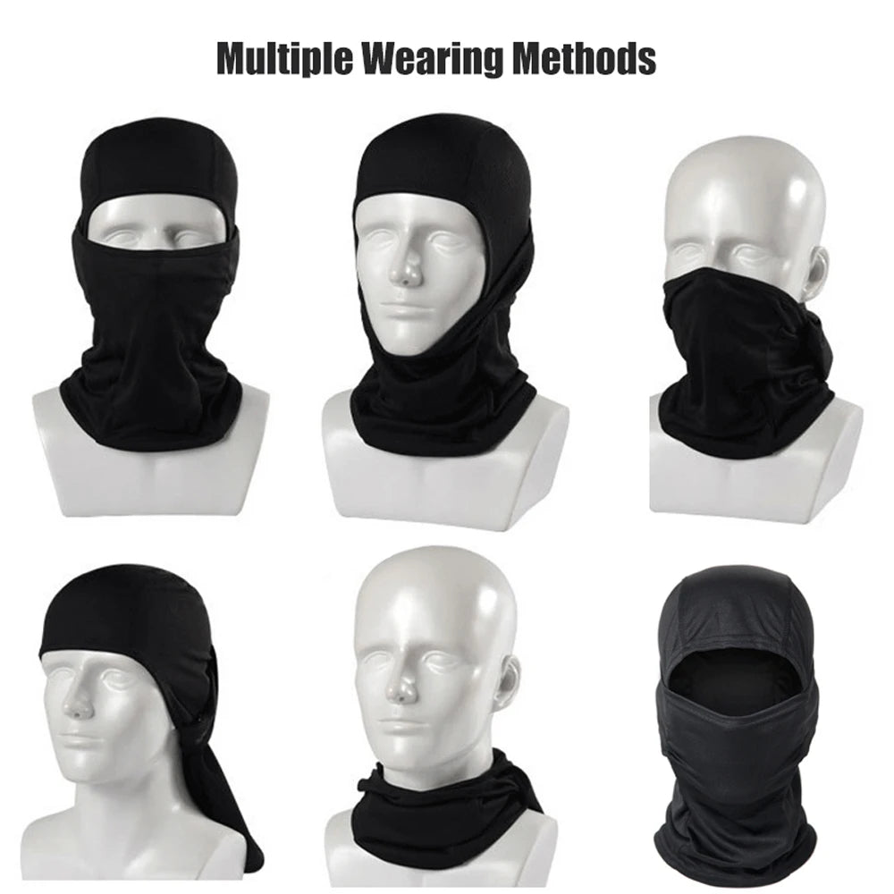 Unisex Sunscreen Breathable Camouflage Balaclava Mask Outdoor Sports Running Hiking Fishing Skiing Cycling Full Face Mask