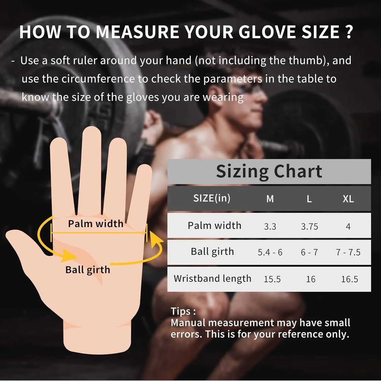 Training Sport Gloves for Men Women Workout Gloves Fitness Body Building Weightlifting Gym Hand Wrist Palm Protector Gloves
