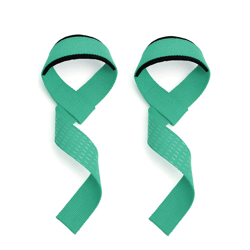 Weightlifting Straps Dropshipping 1 Pair Lifting Wrist Anti-Slip Silicone Strength Training Strap Hand Grips Wrist Support