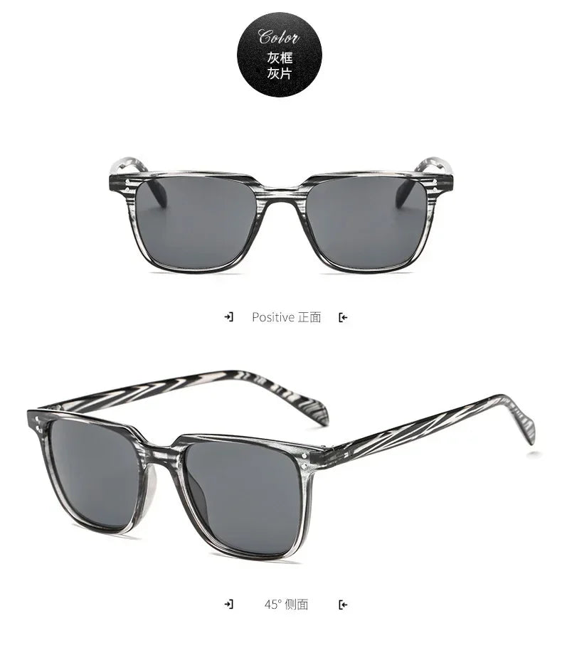 선글라스 Leopard Dark Green Square Sunglasses Man Shades Male Sun Glasses Очки Brand Designer Travel Vintage Oculos De Sol