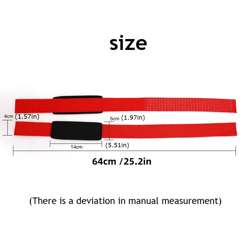 Weightlifting Straps Dropshipping 1 Pair Lifting Wrist Anti-Slip Silicone Strength Training Strap Hand Grips Wrist Support