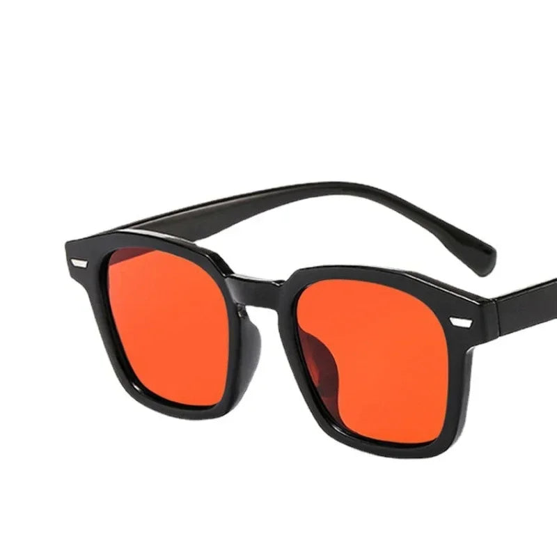 2024 Trendy Summer Fashion Goggles Retro Korean Cat Eye Women Square Sunglasses Ocean Film Ladies Outdoor UV400 Sunglasses