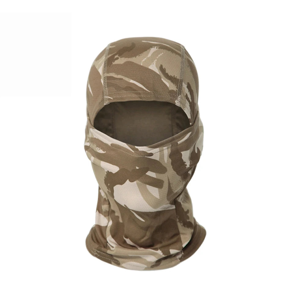 Unisex Sunscreen Breathable Camouflage Balaclava Mask Outdoor Sports Running Hiking Fishing Skiing Cycling Full Face Mask