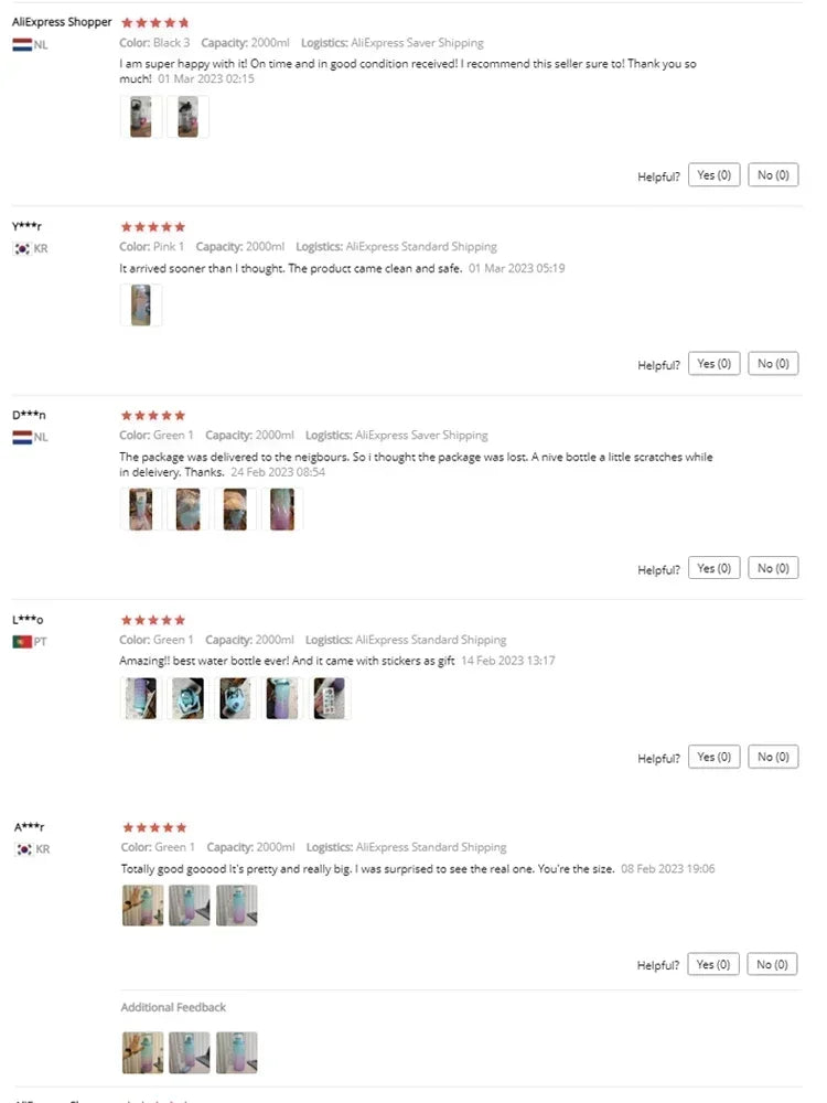 Sports Water Bottle High Temperature Resistant Graduated Straw Cup Rainbow Frosted Progressive Color Water Cup Plastic Cup