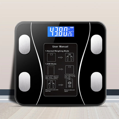 Digital Body Weight Scale Smart Wireless Fat Scale Bathroom Weight Scales for Body Composition Analyzer with Smartphone App