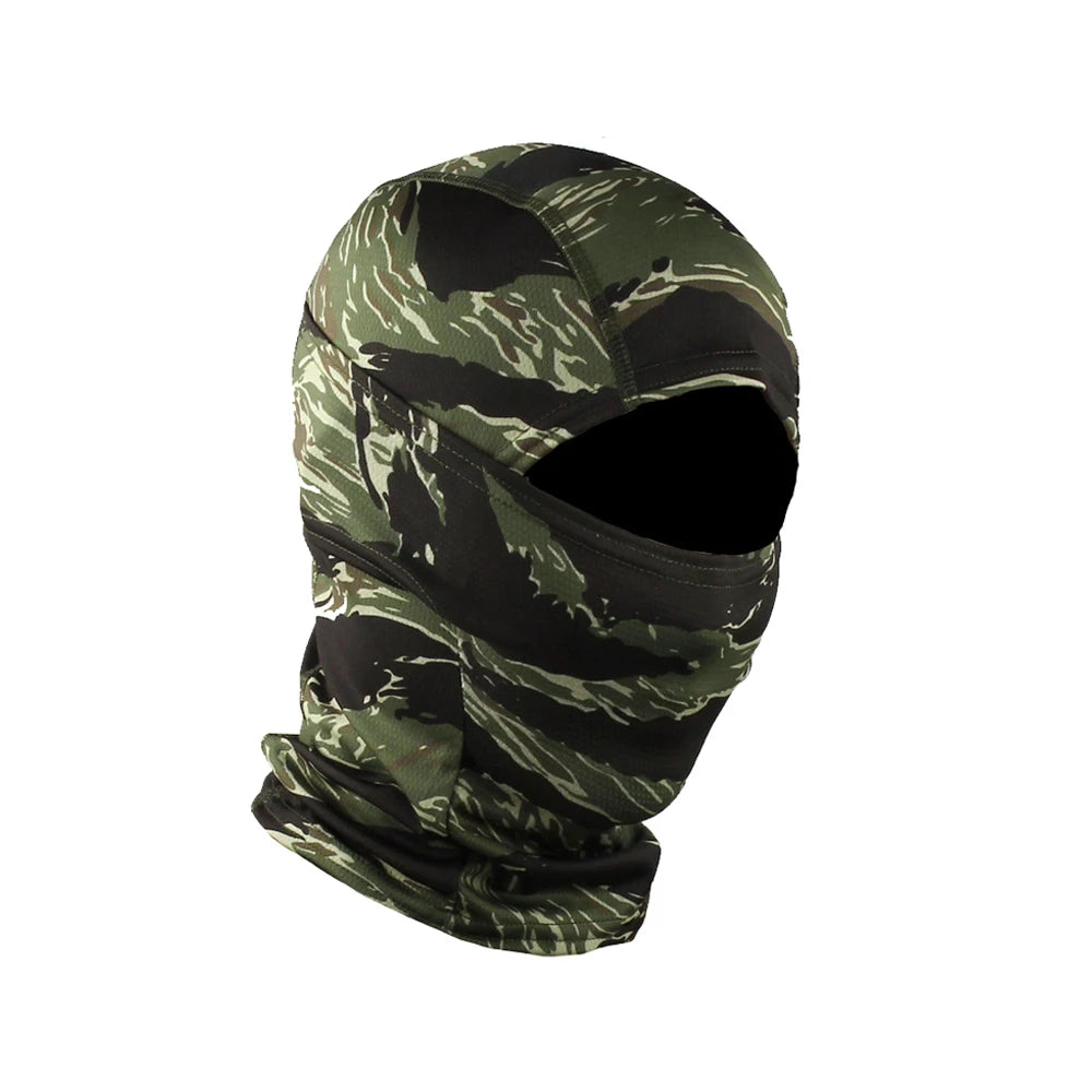 Unisex Sunscreen Breathable Camouflage Balaclava Mask Outdoor Sports Running Hiking Fishing Skiing Cycling Full Face Mask