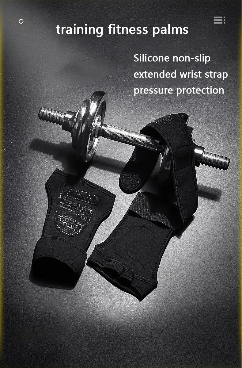 Training Sport Gloves for Men Women Workout Gloves Fitness Body Building Weightlifting Gym Hand Wrist Palm Protector Gloves