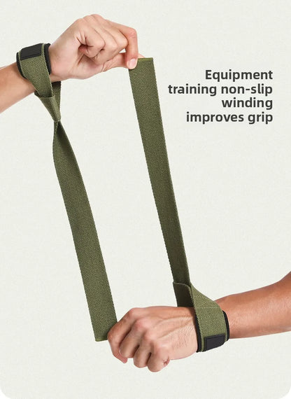 Weightlifting Straps Dropshipping 1 Pair Lifting Wrist Anti-Slip Silicone Strength Training Strap Hand Grips Wrist Support