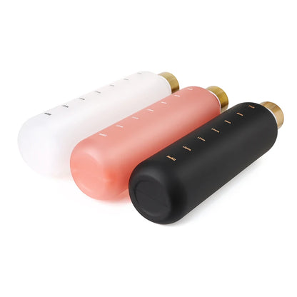 1000ML Bottle With Time Marker Motivational Reusable Fitness Sports Outdoors Travel Cycling Leakproof BPA Free Frosted Bottle