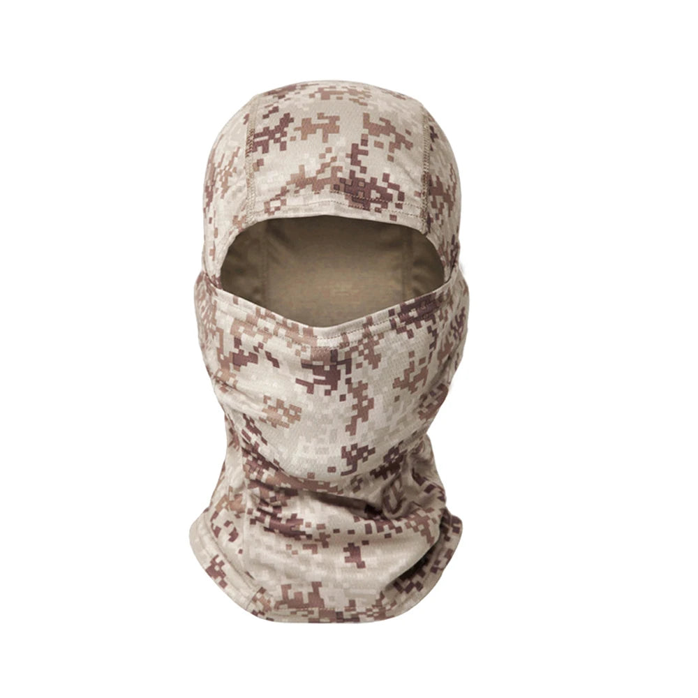 Unisex Sunscreen Breathable Camouflage Balaclava Mask Outdoor Sports Running Hiking Fishing Skiing Cycling Full Face Mask