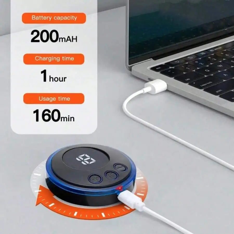 EMS Abdominal Muscle Stimulator Fitness ABS Arm Training Patches Muscle Exercise Instrument USB Charging Home Men