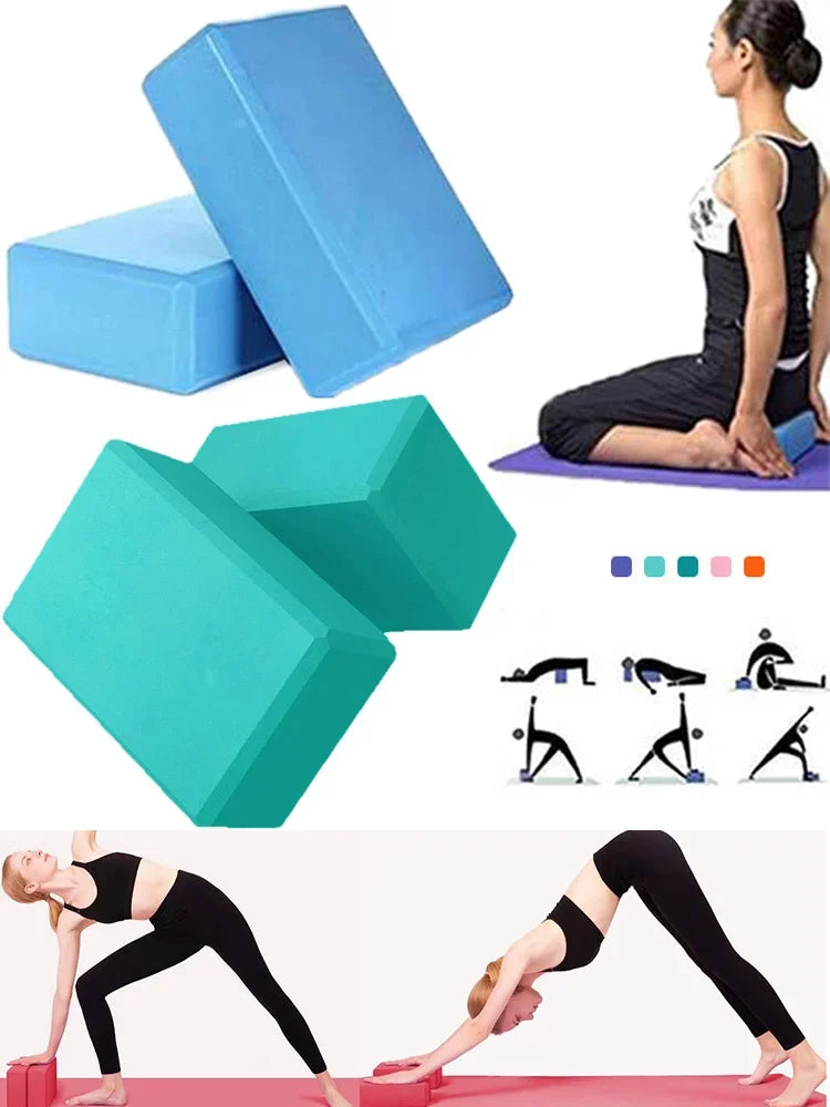1PC Yoga Building Blocks Cubes Pilates Brick Reinforcement Mats Sport Yoga Supplies Exercise Home Exercise Equipment Fitness Eva