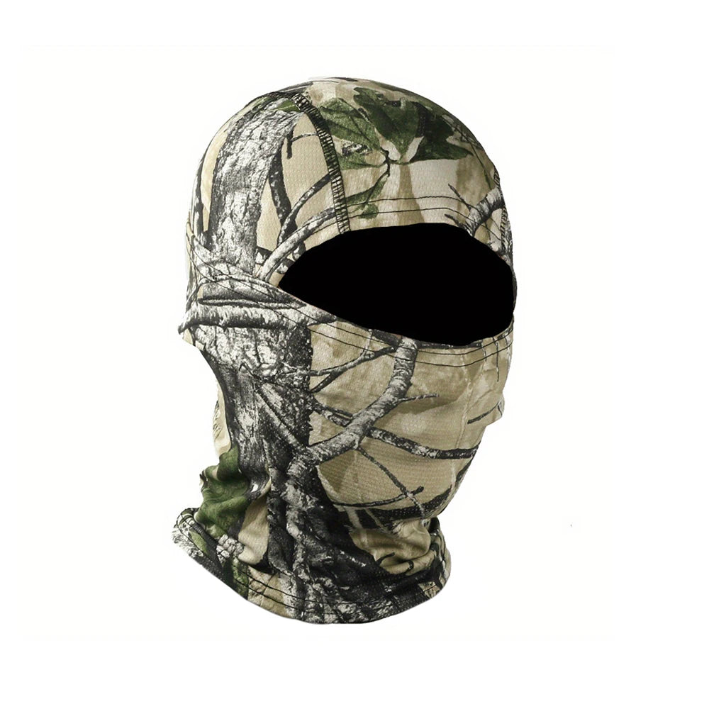 Unisex Sunscreen Breathable Camouflage Balaclava Mask Outdoor Sports Running Hiking Fishing Skiing Cycling Full Face Mask