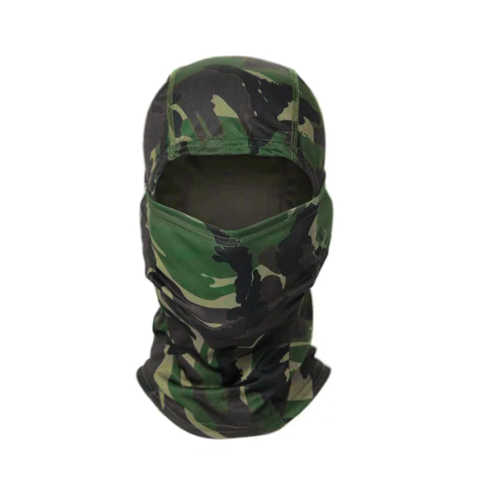 Unisex Sunscreen Breathable Camouflage Balaclava Mask Outdoor Sports Running Hiking Fishing Skiing Cycling Full Face Mask