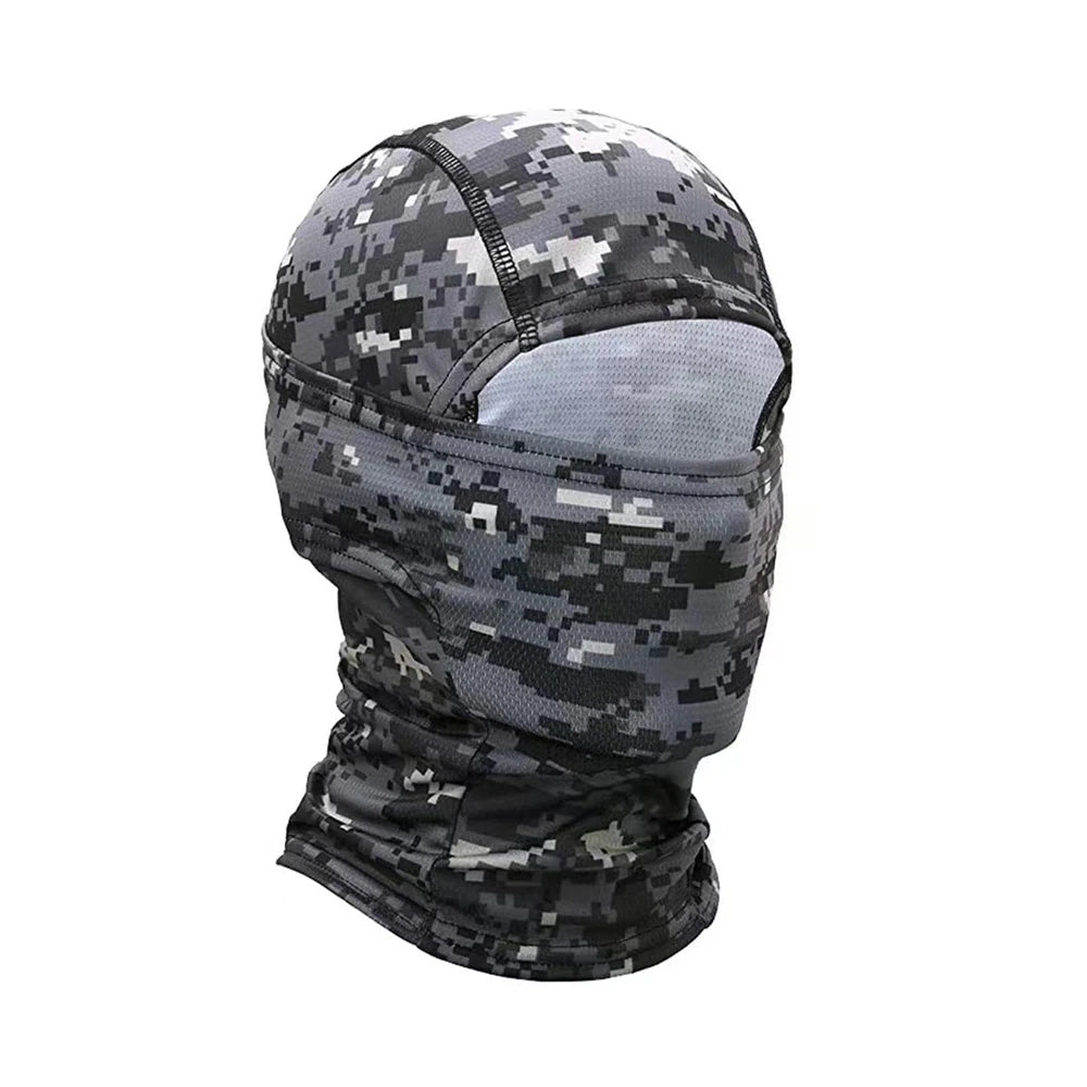 Unisex Sunscreen Breathable Camouflage Balaclava Mask Outdoor Sports Running Hiking Fishing Skiing Cycling Full Face Mask