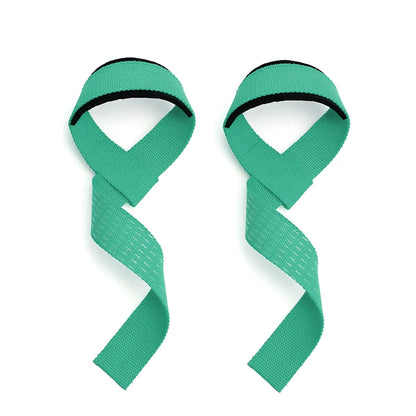 Weightlifting Straps Dropshipping 1 Pair Lifting Wrist Anti-Slip Silicone Strength Training Strap Hand Grips Wrist Support