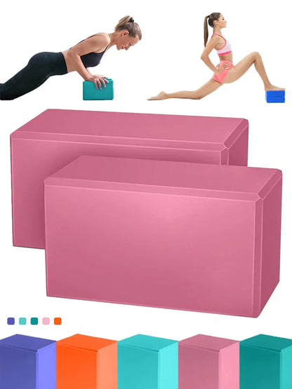 1PC Yoga Building Blocks Cubes Pilates Brick Reinforcement Mats Sport Yoga Supplies Exercise Home Exercise Equipment Fitness Eva