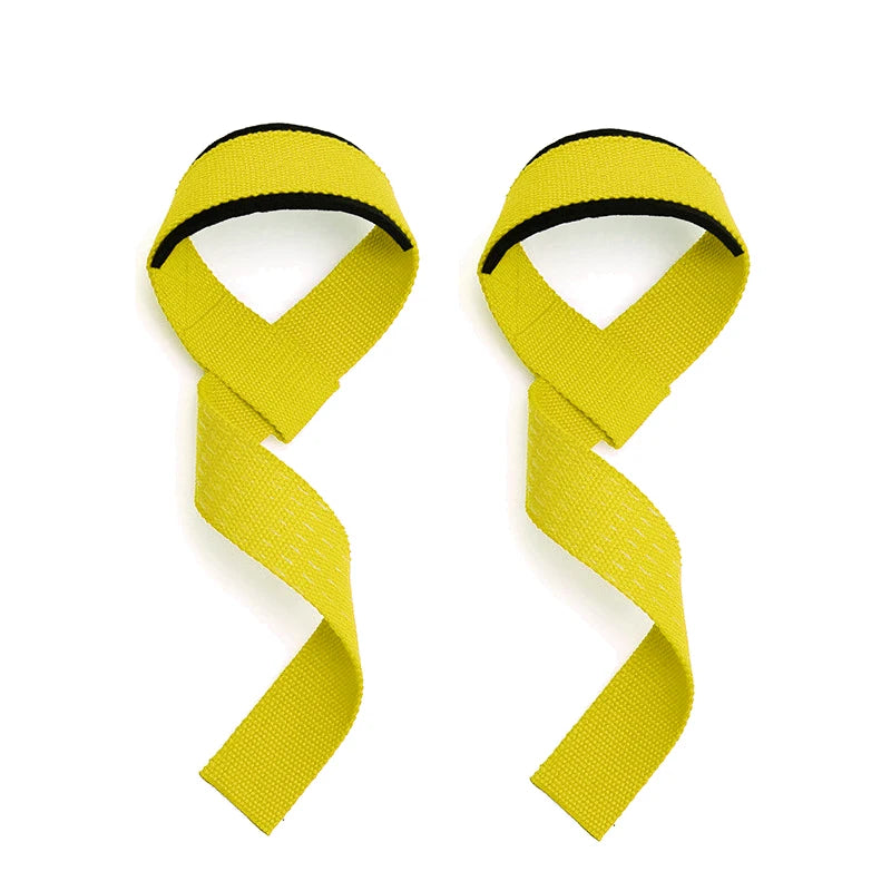 Weightlifting Straps Dropshipping 1 Pair Lifting Wrist Anti-Slip Silicone Strength Training Strap Hand Grips Wrist Support