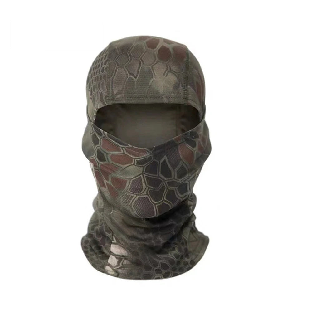 Unisex Sunscreen Breathable Camouflage Balaclava Mask Outdoor Sports Running Hiking Fishing Skiing Cycling Full Face Mask