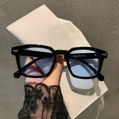 2024 Trendy Summer Fashion Goggles Retro Korean Cat Eye Women Square Sunglasses Ocean Film Ladies Outdoor UV400 Sunglasses