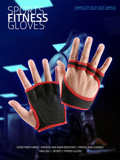 Training Sport Gloves for Men Women Workout Gloves Fitness Body Building Weightlifting Gym Hand Wrist Palm Protector Gloves